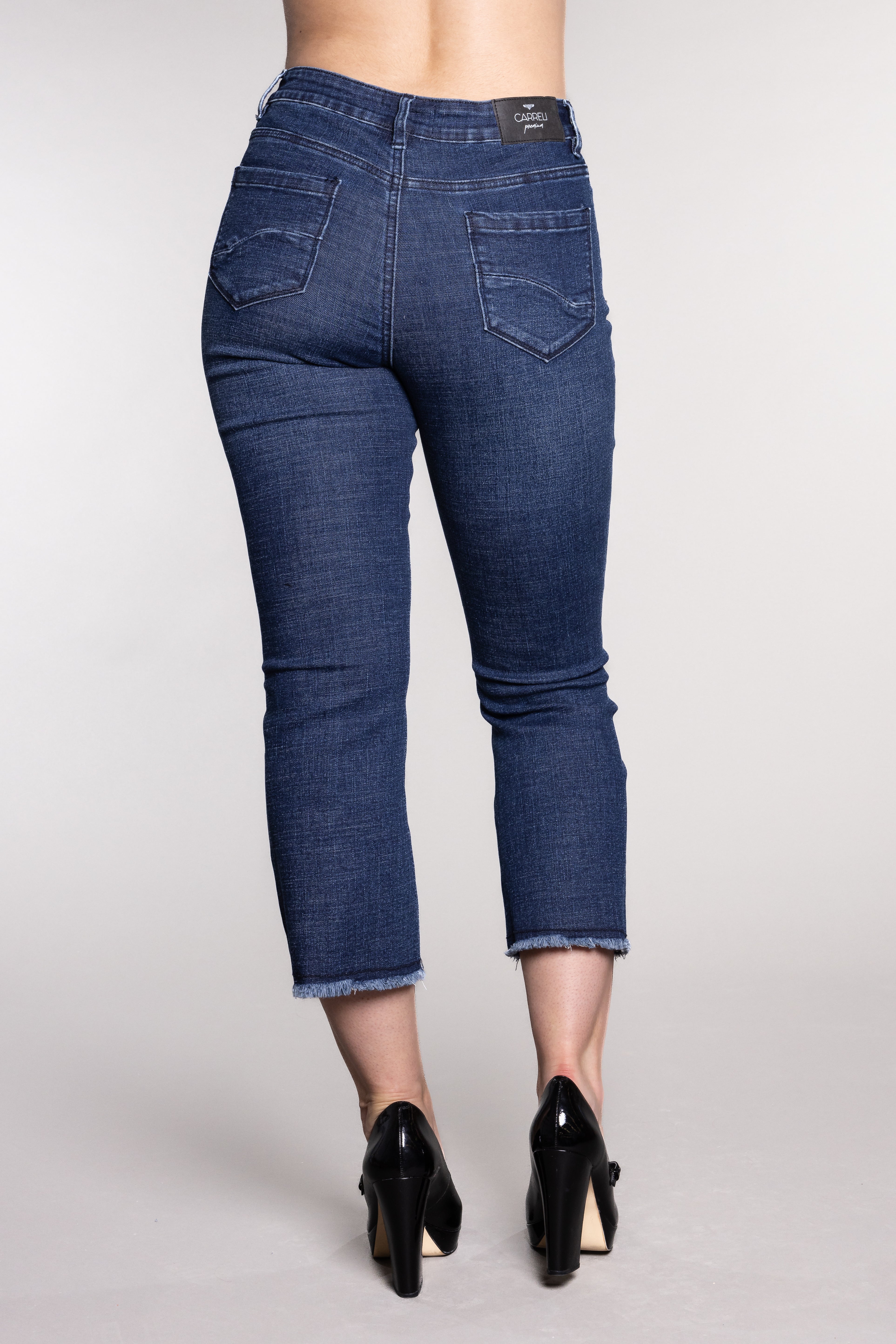 Angela Fit Premium Ankle Wide Leg with Frills