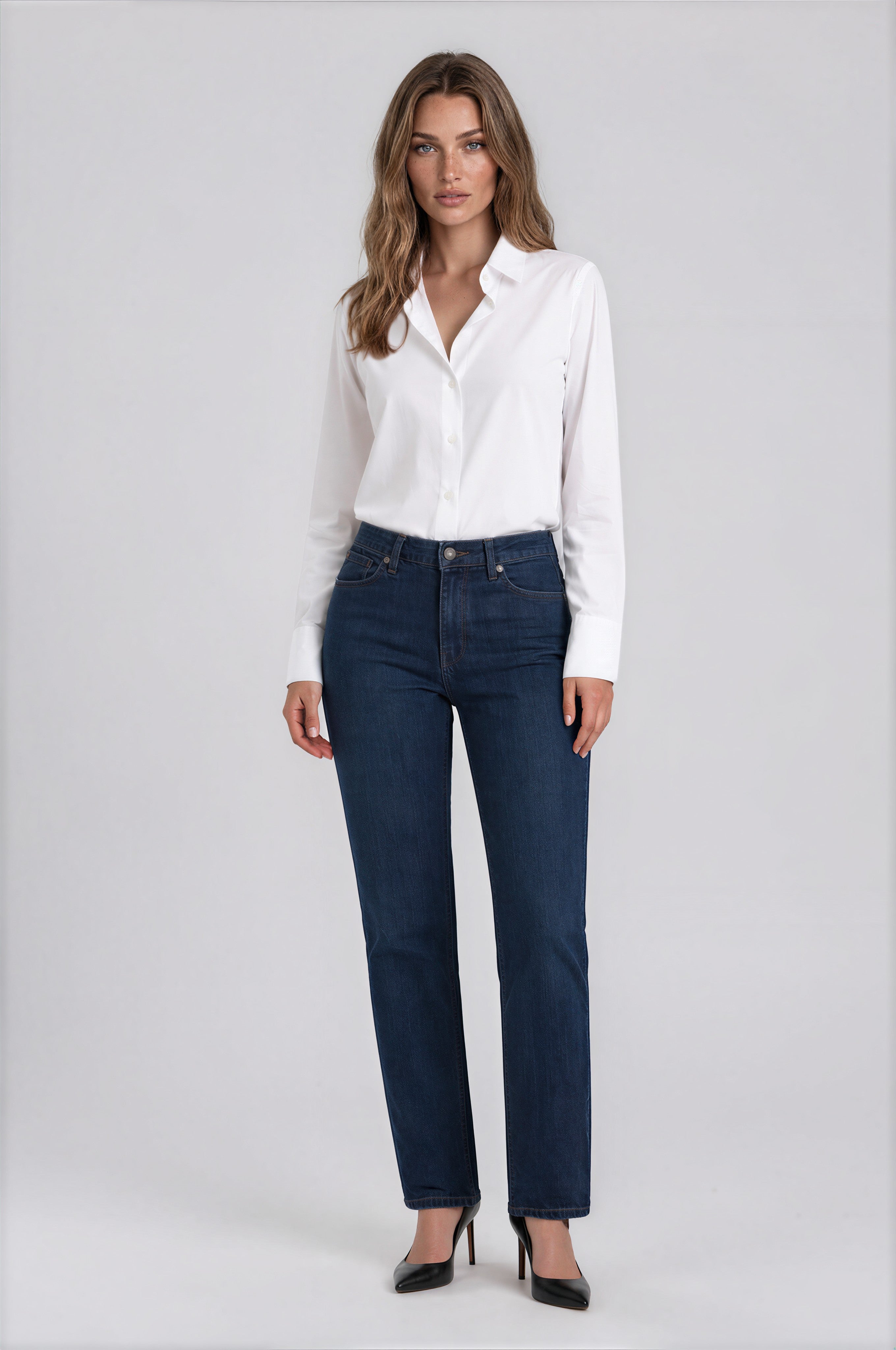 Rinse Wash Premium Denim Straight Leg | Carreli Jeans®