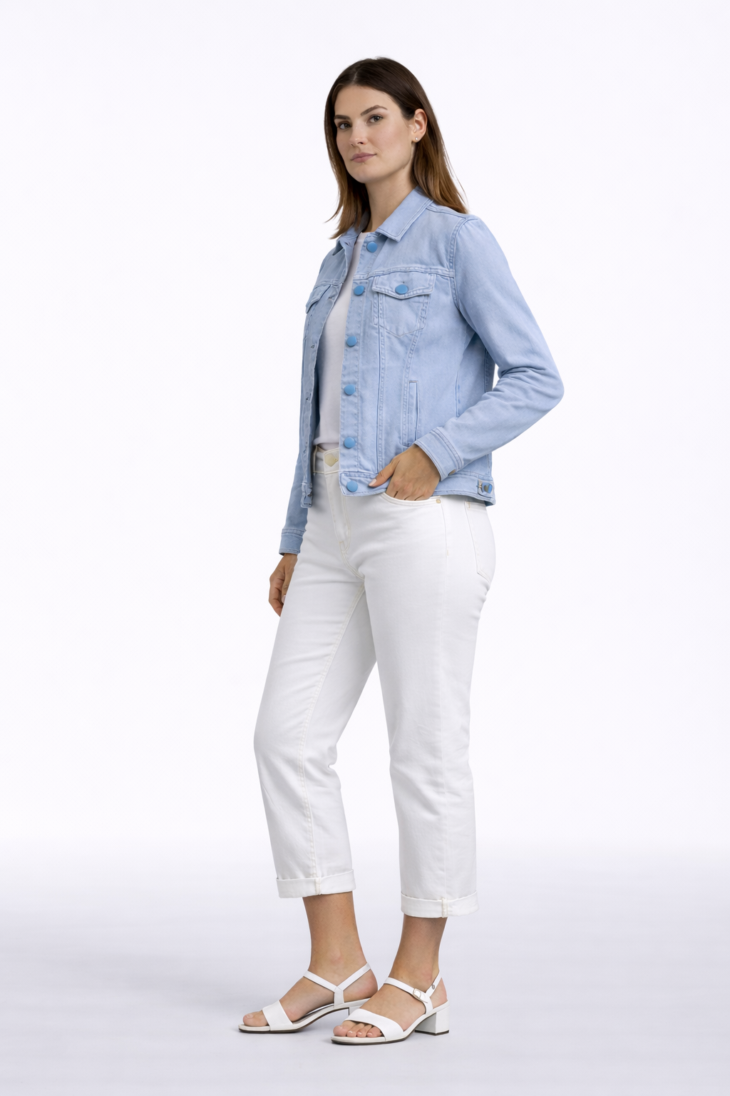 Sky Stretch Denim Jacket – Classic Fit | Carreli Jeans®