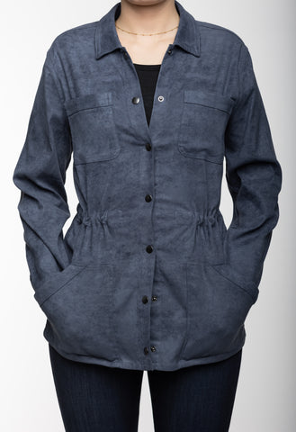 Carreli Jeans® | Utility Jacket in Azure Blue