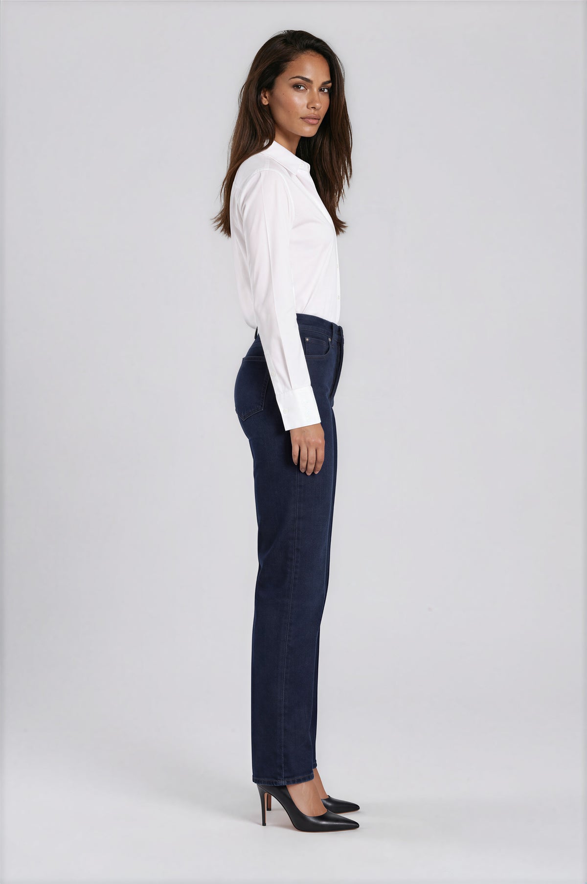Premium Blue-Black Denim Straight Leg | Carreli Jeans®