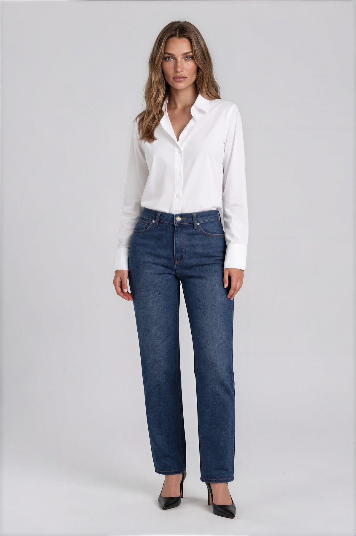 Premium Stone Denim Straight Leg | Carreli Jeans®