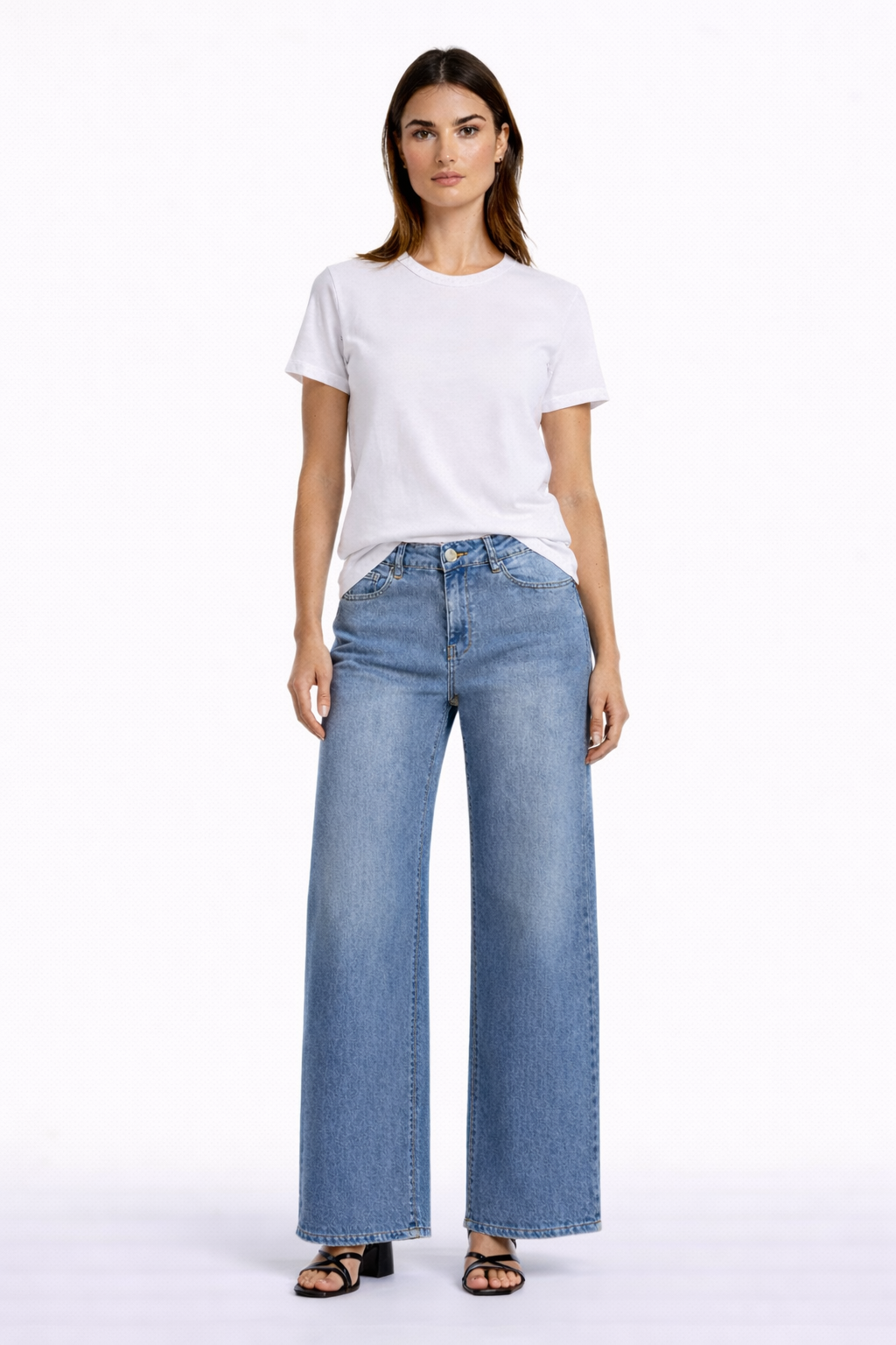 Bleach Wash Premium Denim Flare Leg | Carreli Jeans®