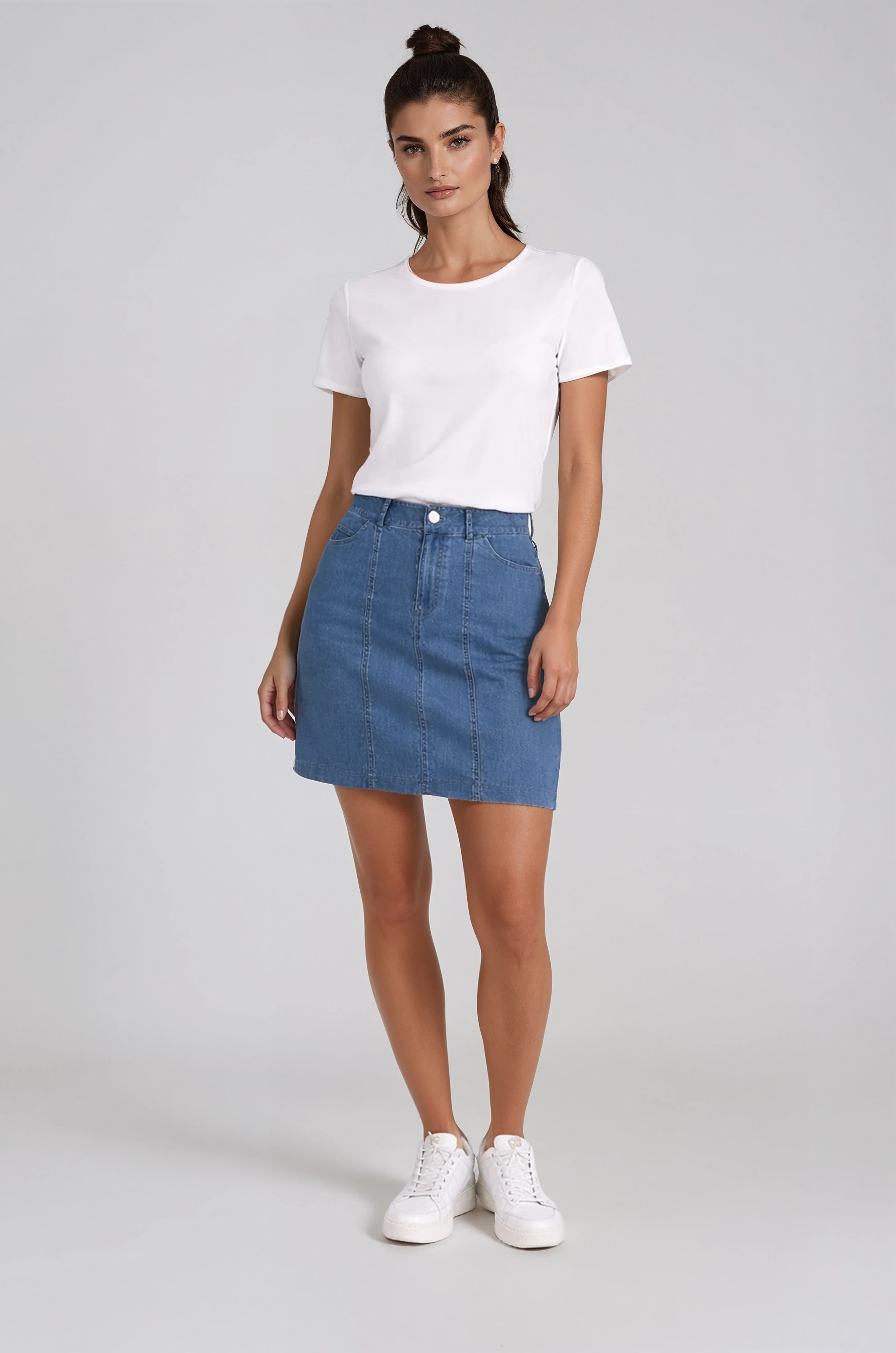 Carreli® Tencel Skort – in Stone