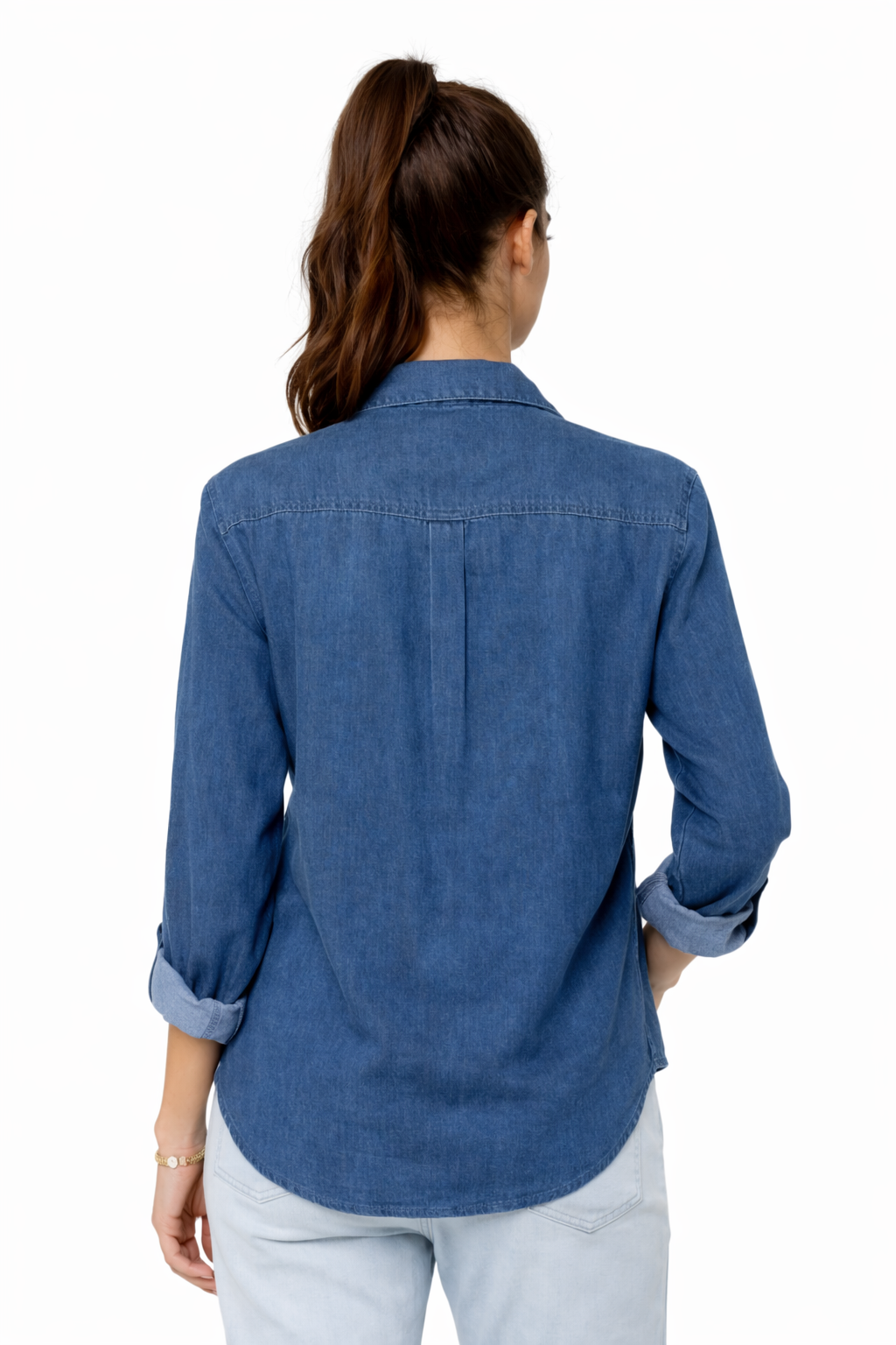 Carreli® Tencel Shirt – in Stone Denim