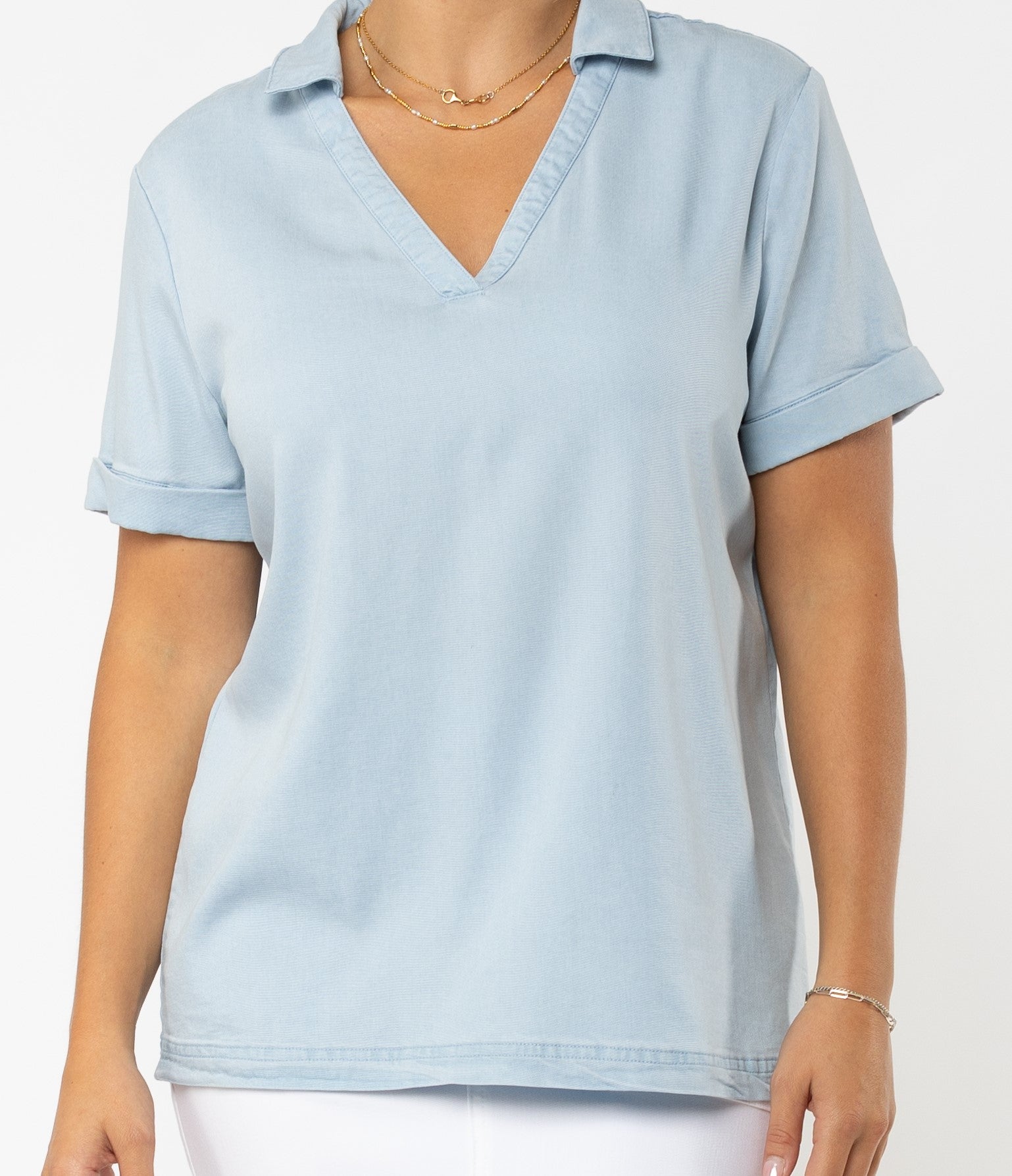 Tencel Popover Top