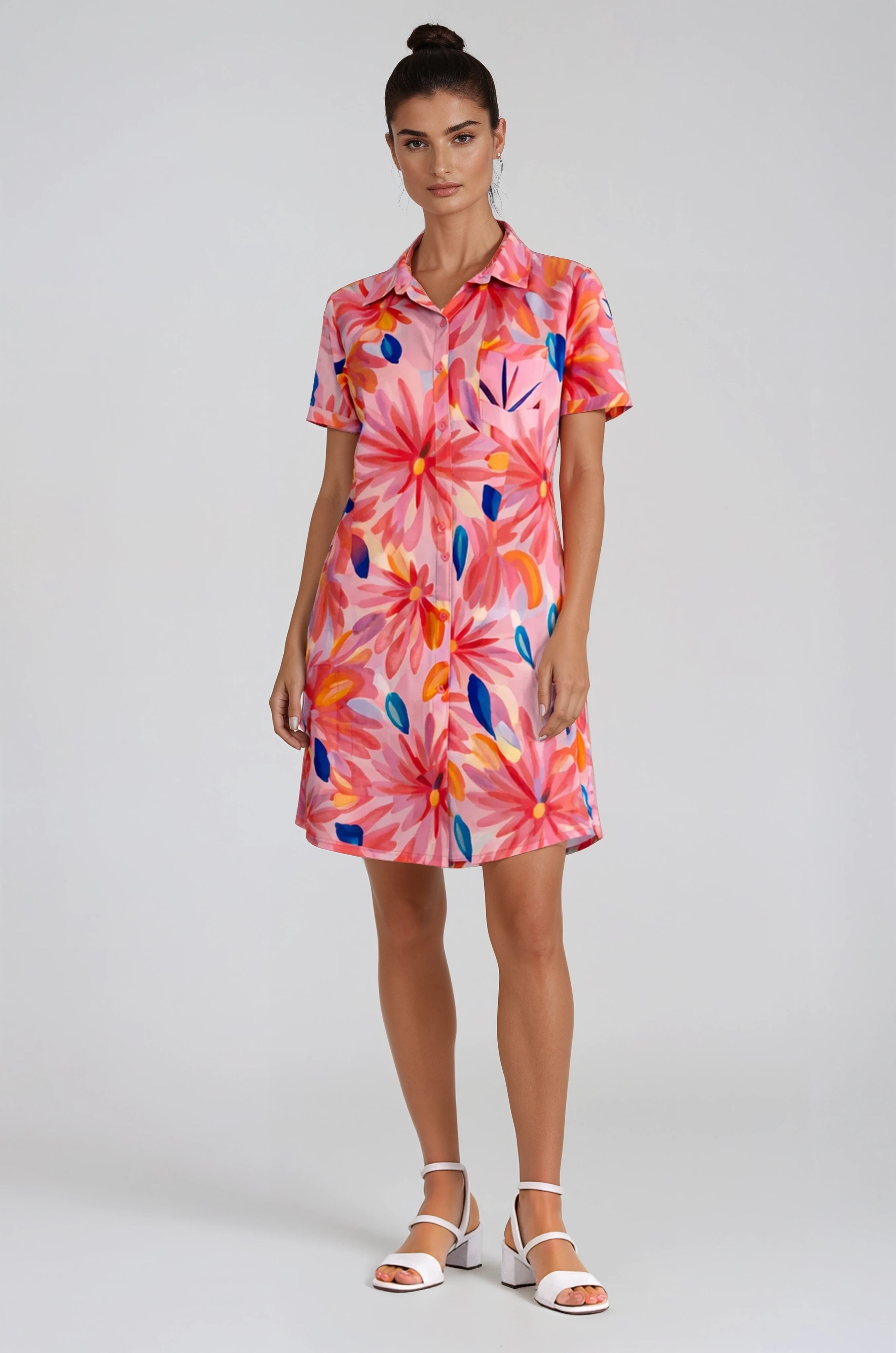 Carreli® Tencel Midi Dress – in Flora Pop