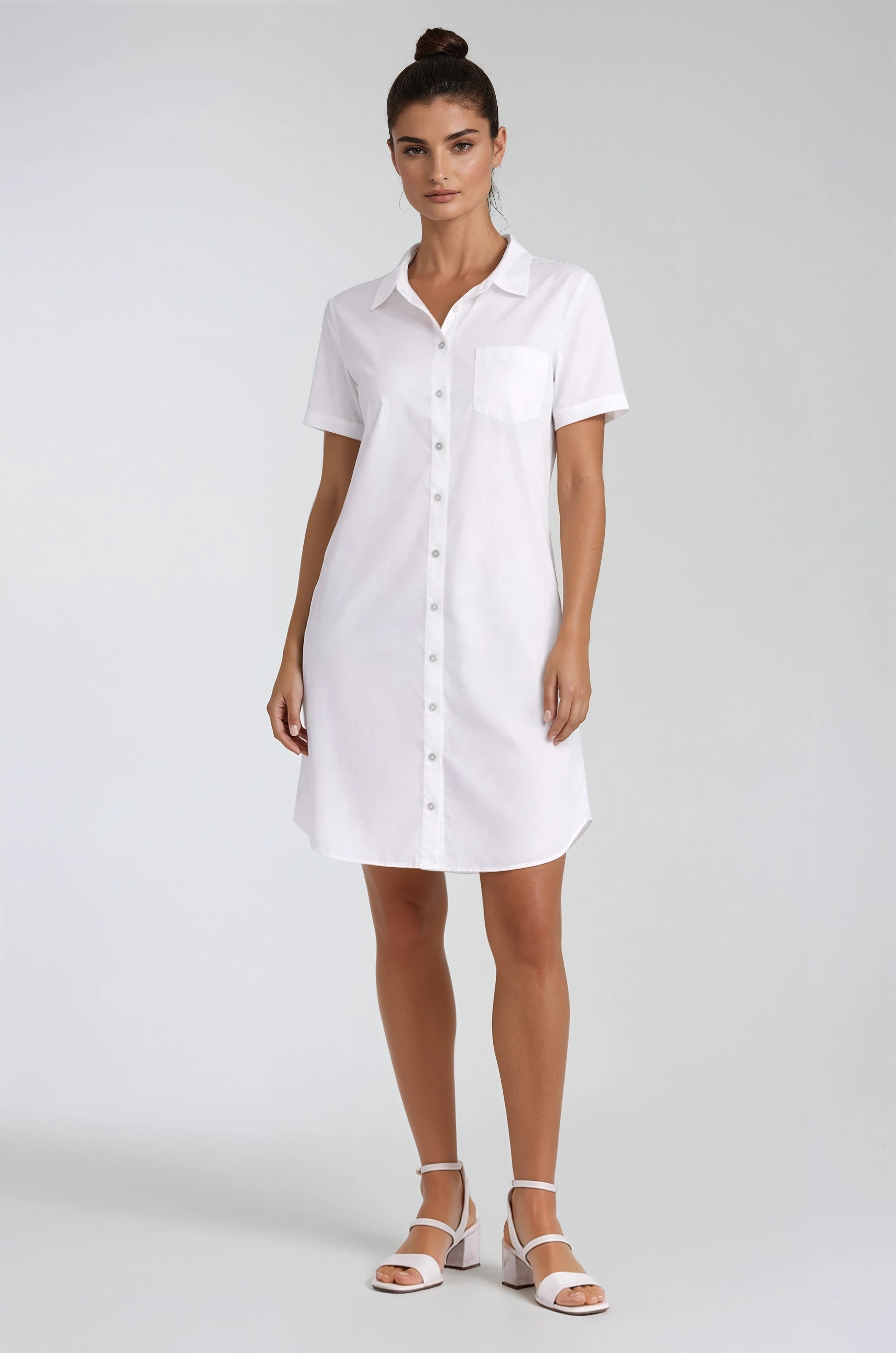 Carreli® Tencel Midi Dress – in White