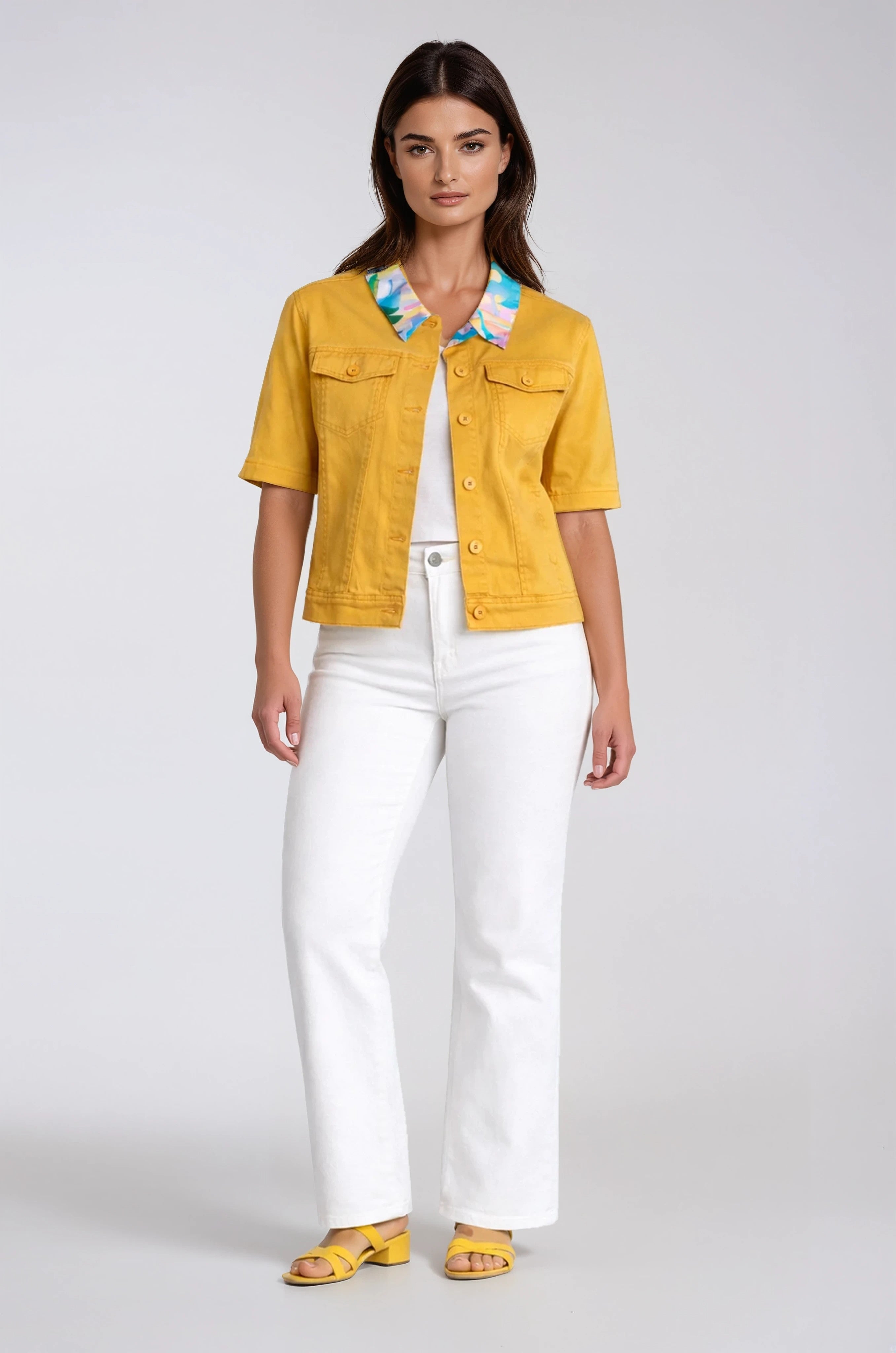 Carreli® Tencel Jacket – in Lemon Curry