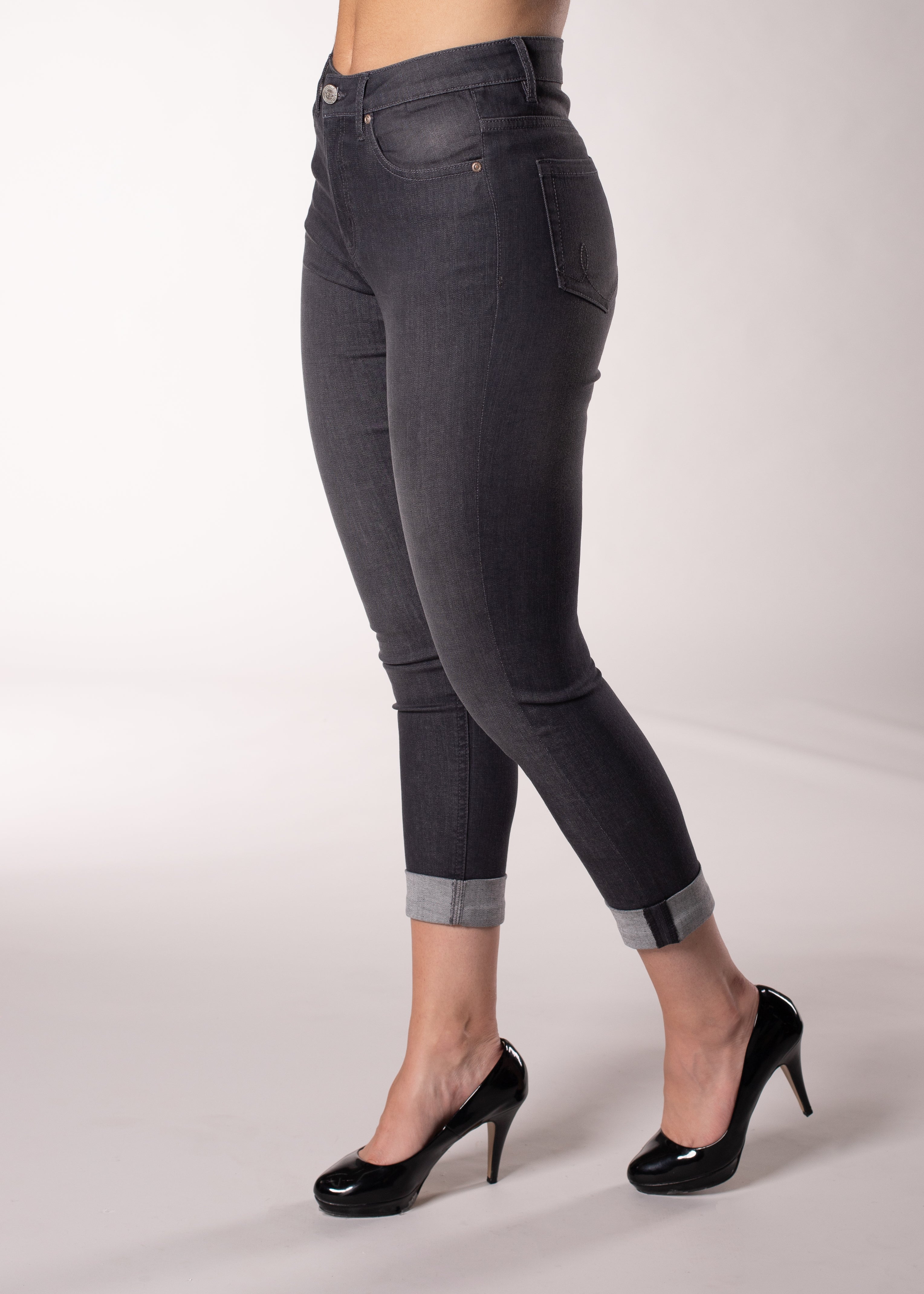 Carreli Jeans® | Angela Fit Ankle Length in Grey Denim