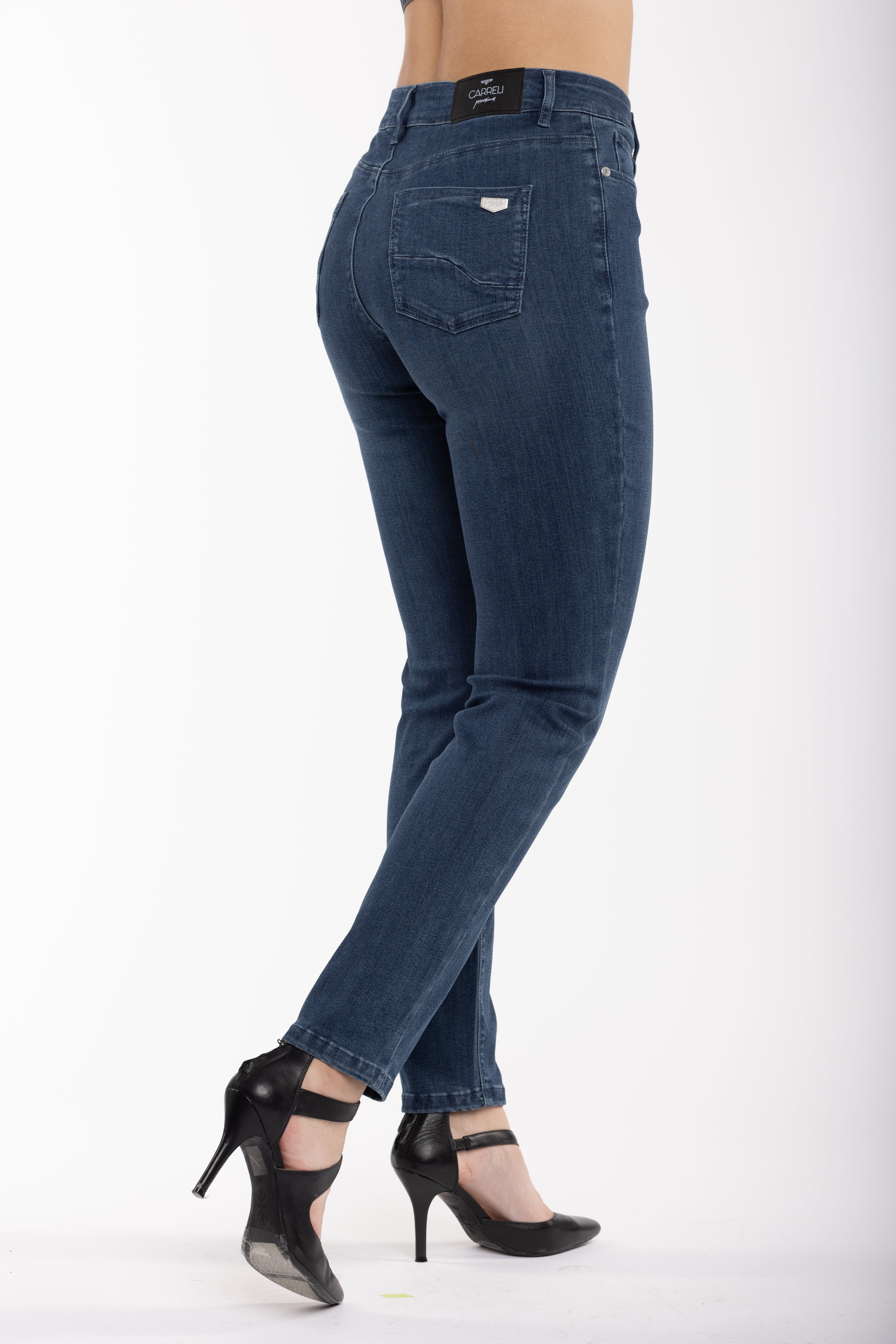 Angela Premium Skinny Jeans in Stone Wash