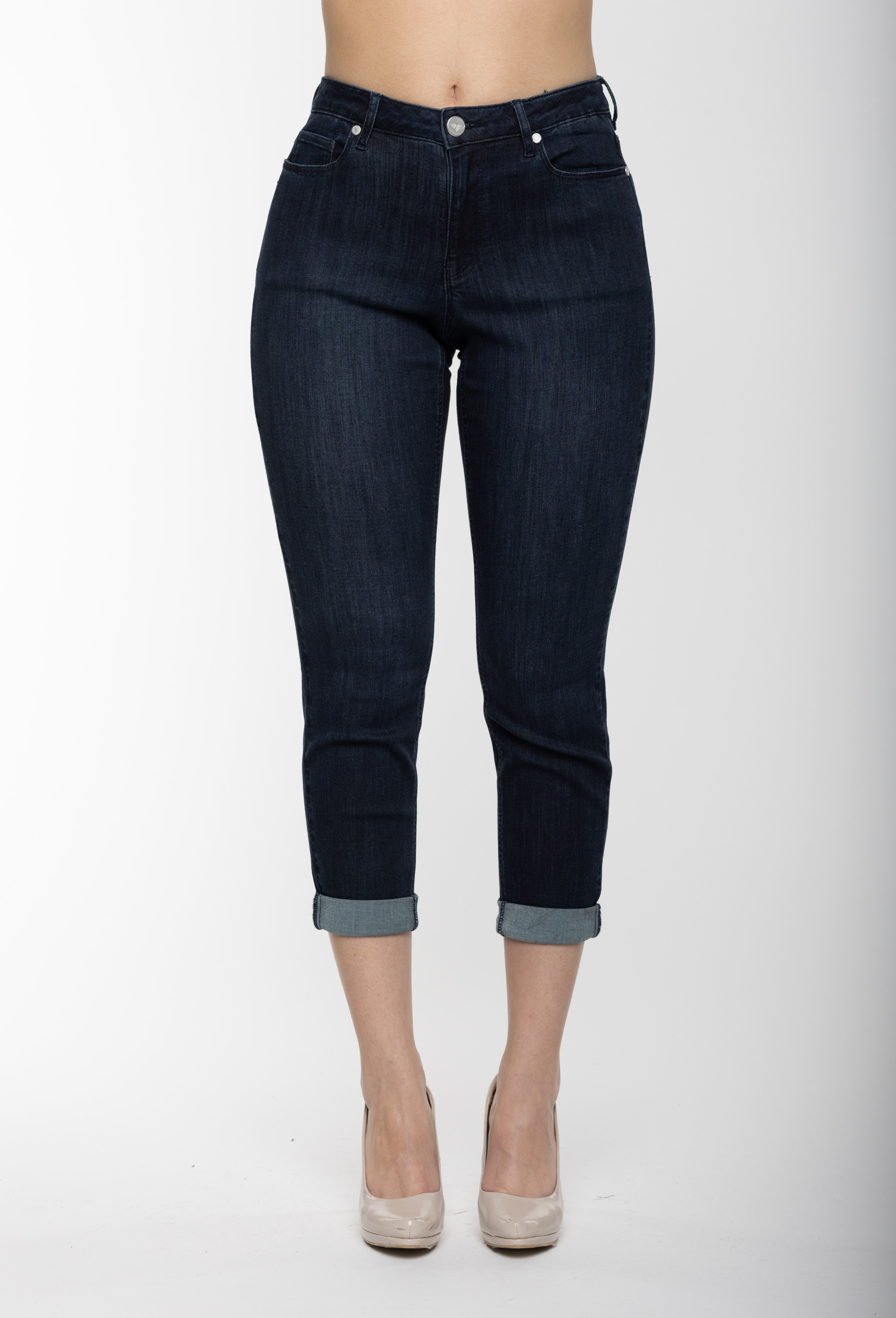 Carreli Jeans® | Premium Angela Fit Boyfriend fit in Blasted Rinse Wash