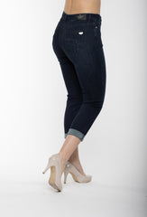 Carreli Jeans® | Premium Angela Fit Boyfriend fit in Blasted Rinse Wash