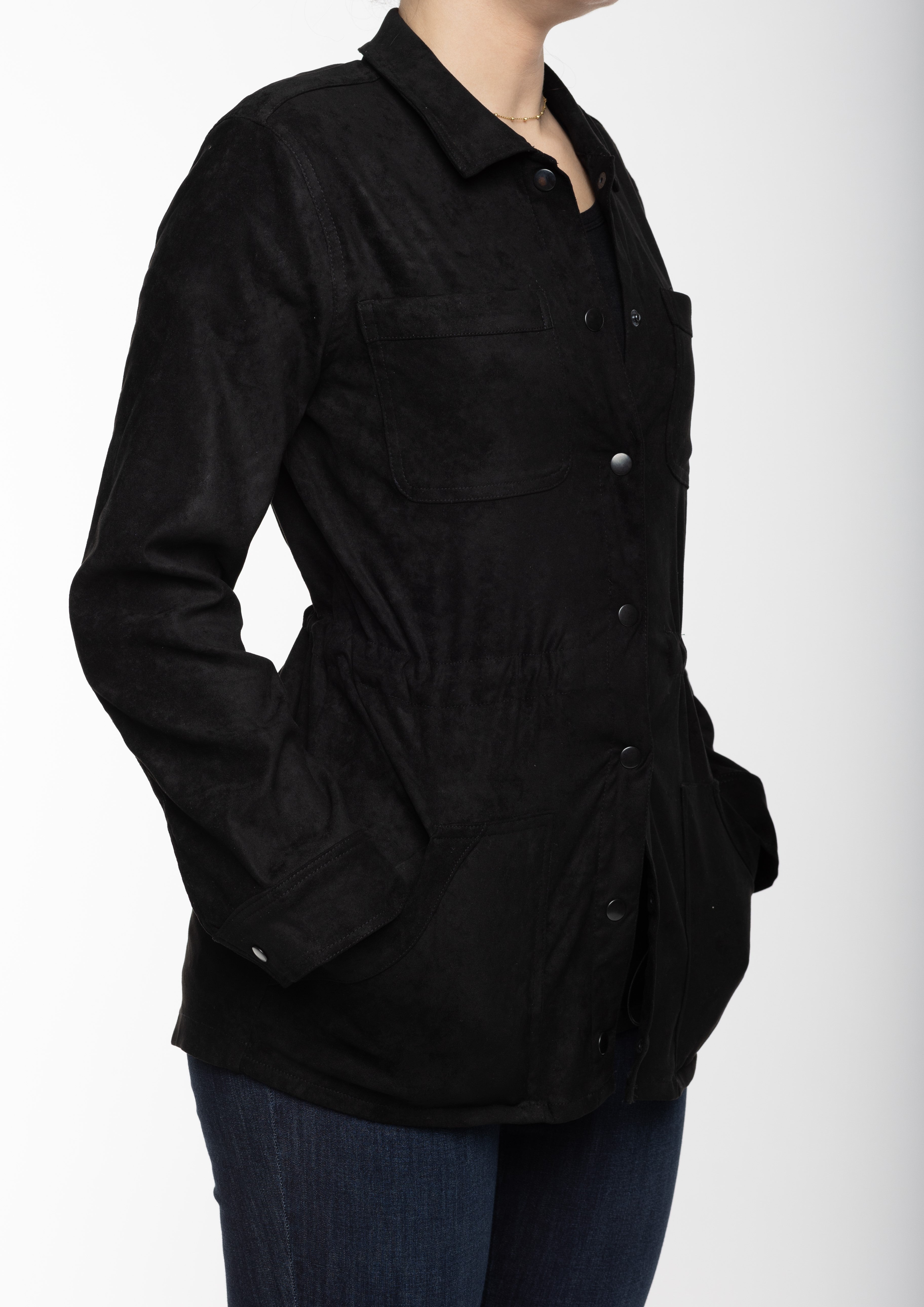 Carreli Jeans®  Utility Jacket in Black