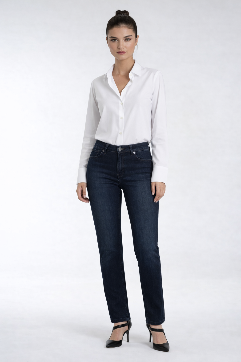 Premium  Slim Leg in Dark Stone | Carreli Jeans®