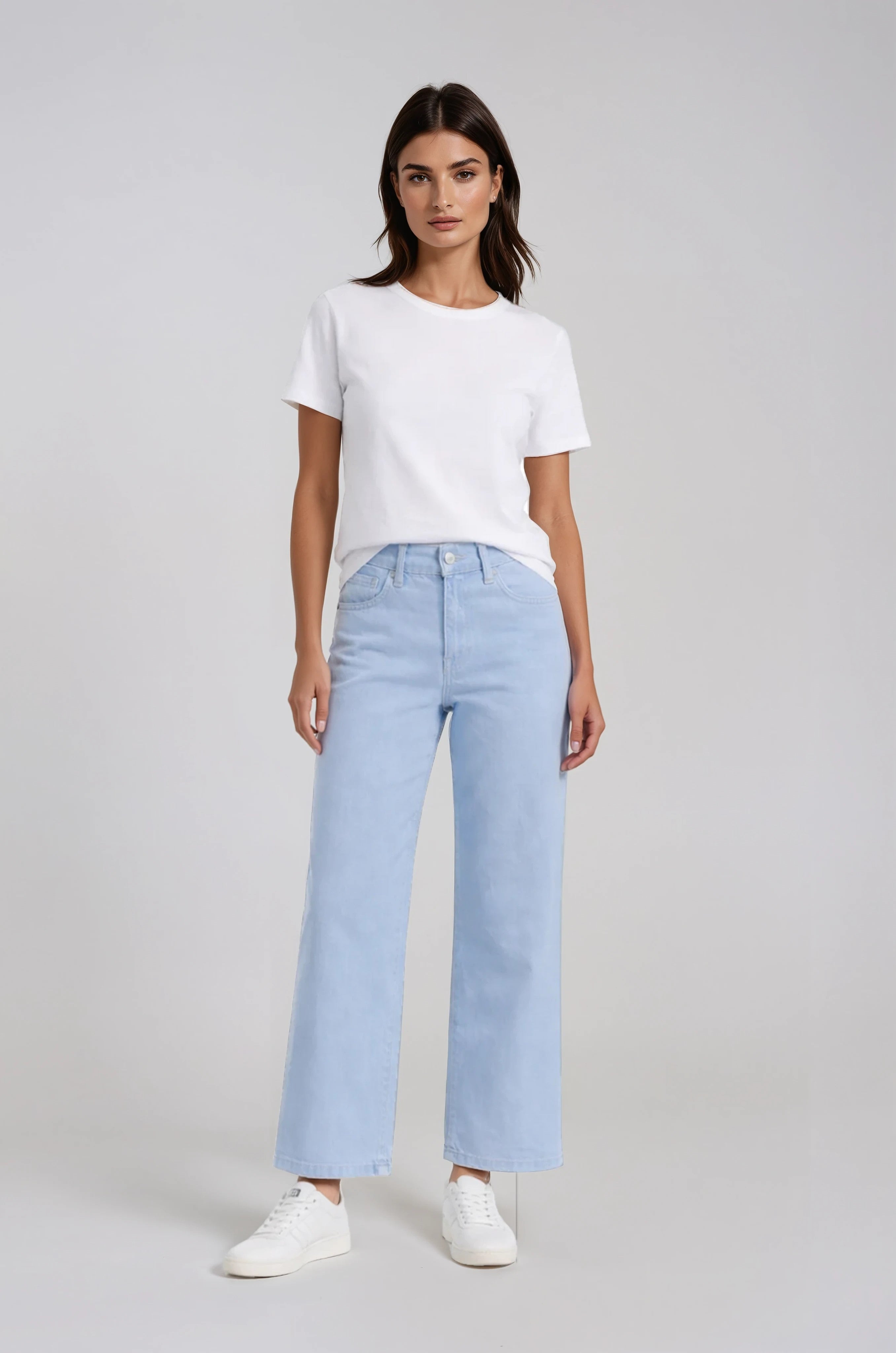 Premium Denim Ankle Kick Flare in Skyride | Carreli Jeans®