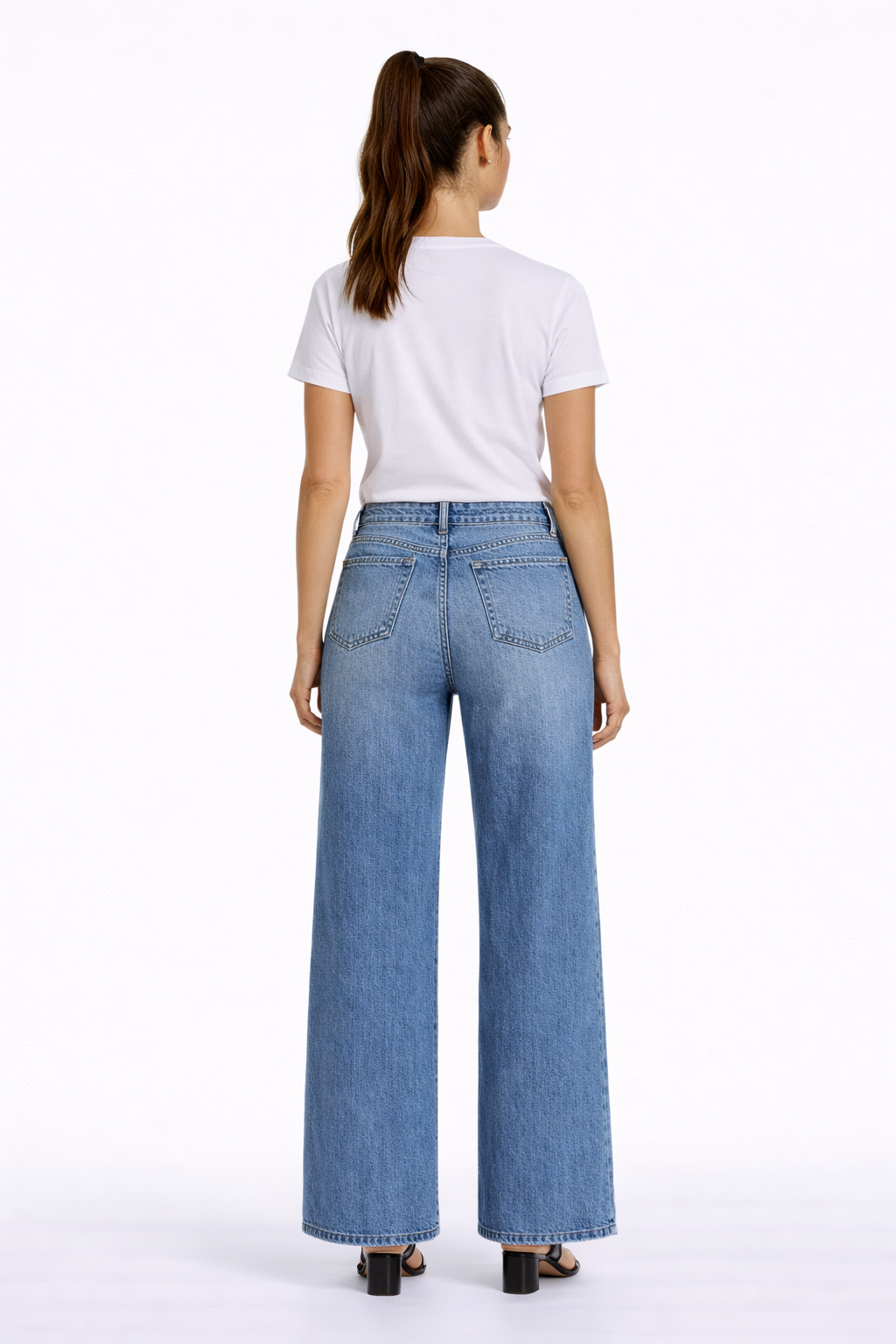 Bleach Wash Premium Denim Flare Leg | Carreli Jeans®
