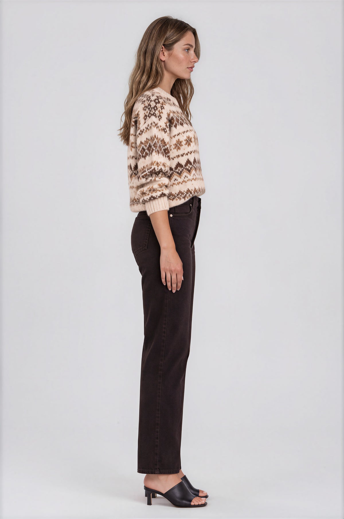 5-Pocket Straight Leg Corduroy Pant in Dark Chocolate | Carreli Jeans®