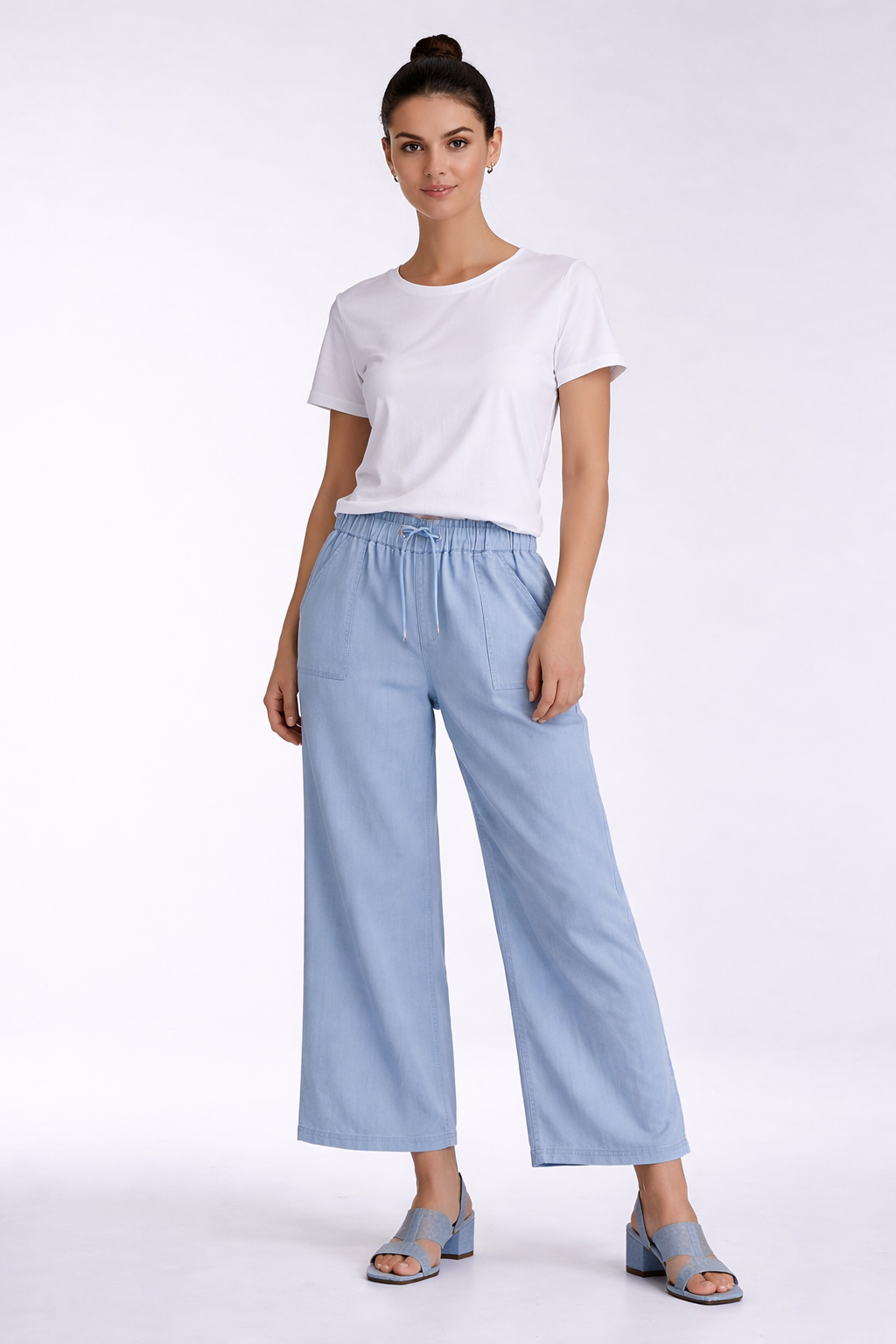 Carreli® Tencel Palazzo –  in Bleach