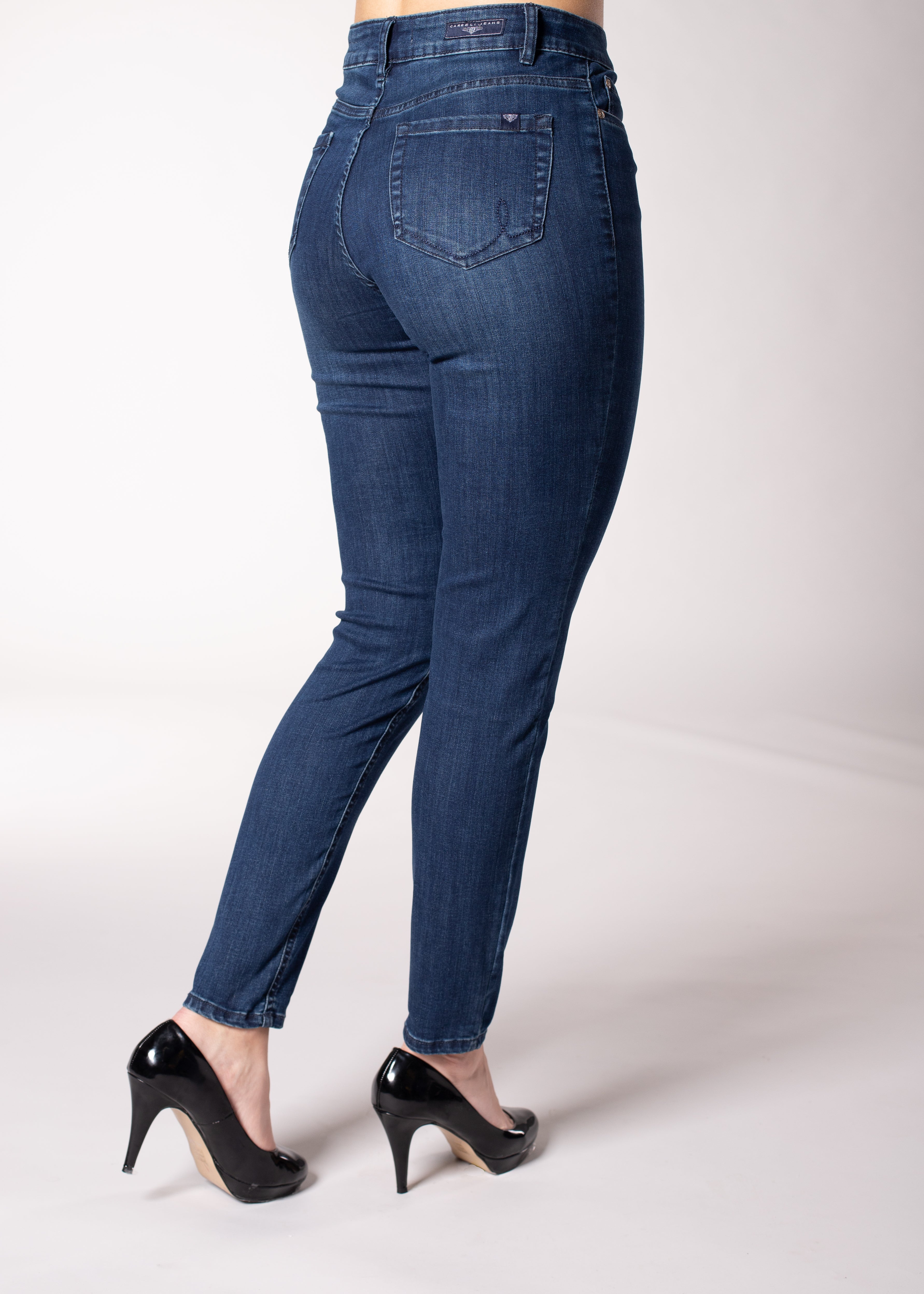 Carreli Jeans® | Angela Fit Skinny Leg in Blue Black Wash