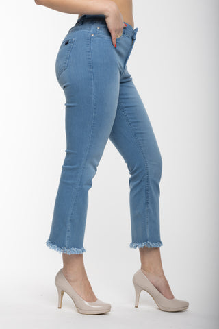 Carreli Jeans® | Angela Fit 5 Pocket Wide Leg in Bleach Wash
