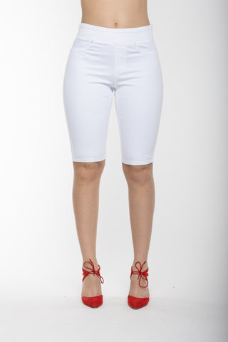 Carreli Jeans® | Angela Pull-On Bermuda in White