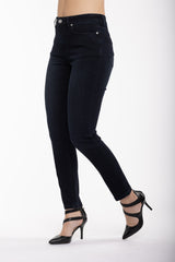 Angela Premium Skinny Jeans in Blasted Black Wash