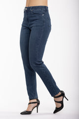 Angela Premium Skinny Jeans in Stone Wash