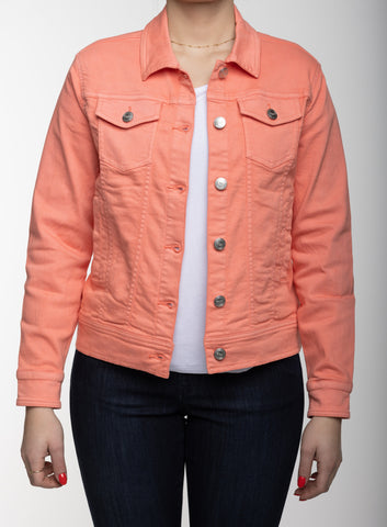 Carreli Jeans® | Classic fit Denim Jacket in Shell Pink