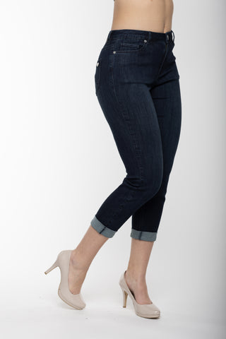 Carreli Jeans® | Premium Angela Fit Boyfriend fit in Blasted Rinse Wash