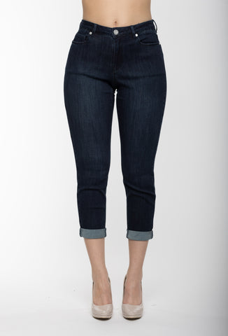 Carreli Jeans® | Premium Angela Fit Boyfriend fit in Blasted Rinse Wash